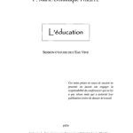 خرید و دانلود نسخه کامل کتاب L’éducation ? …