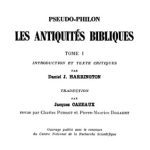 خرید و دانلود نسخه کامل کتاب Les Antiquités bibliques, tome I