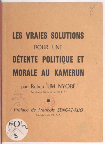 خرید و دانلود نسخه کامل کتاب Les vraies solutions pour une détente politique et morale au Kamerun_68e7684eaad15.jpeg خرید و دانلود نسخه کامل کتاب Les vraies solutions pour une détente politique et morale au Kamerun