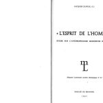 خرید و دانلود نسخه کامل کتاب «L’esprit de l’homme». Étude sur l’anthropologie religieuse d’Origène