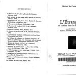 خرید و دانلود نسخه کامل کتاب L’Étranger ou l’union dans la différence