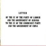 خرید و دانلود نسخه کامل کتاب Letter of the CC of the Party of Labour and the government of Albania to the CC of the Communist Party and the goverment of China