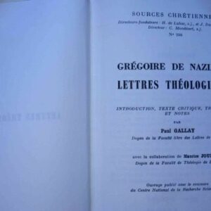 خرید و دانلود نسخه کامل کتاب Lettres théologiques