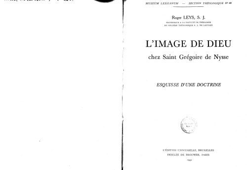 خرید و دانلود نسخه کامل کتاب L’image de Dieu chez Saint Grégoire de Nysse_68dee0936348e.jpeg خرید و دانلود نسخه کامل کتاب L’image de Dieu chez Saint Grégoire de Nysse