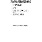 خرید و دانلود نسخه کامل کتاب L’Inde et le monde