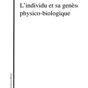 خرید و دانلود نسخه کامل کتاب L’individu et sa genèse physico-biologique