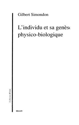 خرید و دانلود نسخه کامل کتاب L’individu et sa genèse physico-biologique_68f9d1afd7be7.jpeg خرید و دانلود نسخه کامل کتاب L’individu et sa genèse physico-biologique