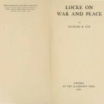 خرید و دانلود نسخه کامل کتاب Locke on War and Peace