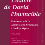خرید و دانلود نسخه کامل کتاب L’oeuvre de David l’Invincible et la transmission de la pensée grecque dans la tradition arménienne et syriaque: Commentaria in Aristotelem Armeniaca – Davidis Opera Vol. 1