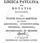 خرید و دانلود نسخه کامل کتاب Logica Paullina, vel notatio rationis qua utatur Paullus Apostolus