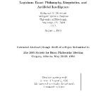 خرید و دانلود نسخه کامل کتاب Logicism: Exact Philosophy, Linguistics and Artificial Intelligence