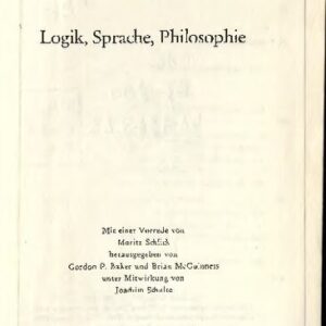 خرید و دانلود نسخه کامل کتاب Logik, Sprache, Philosophie