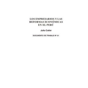 خرید و دانلود نسخه کامل کتاب Los empresarios y las reformas económicas en el Perú