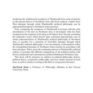 خرید و دانلود نسخه کامل کتاب Machiavelli in Northeast Asia