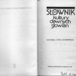 خرید و دانلود نسخه کامل کتاب Mały słownik kultury dawnych Słowian