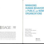خرید و دانلود نسخه کامل کتاب Managing Human Behavior in Public and Nonprofit Organizations