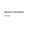 خرید و دانلود نسخه کامل کتاب Manual on Hate Speech
