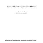 خرید و دانلود نسخه کامل کتاب Mark. Toward an A Priori Theory of International Relations