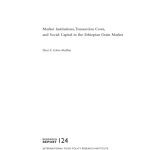 خرید و دانلود نسخه کامل کتاب Market Institutions, Transaction Costs, and Social Capital in the Ethiopian Grain Market