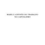 خرید و دانلود نسخه کامل کتاب Marx e a divisão do trabalho no capitalismo