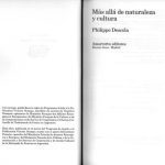 خرید و دانلود نسخه کامل کتاب Mas Alla de Naturaleza y Cultura [excertos]