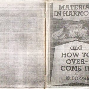 خرید و دانلود نسخه کامل کتاب Material Inharmony and How To Overcome It