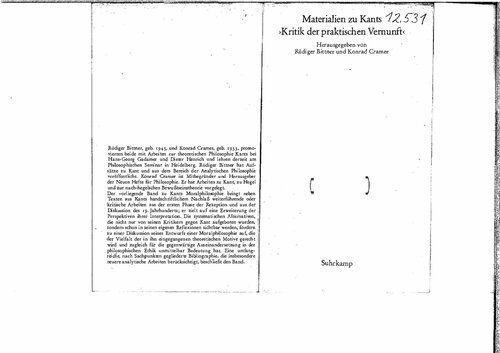 خرید و دانلود نسخه کامل کتاب Materialien zu Kants Kritik der praktischen Vernunft_68fb72b38499b.jpeg خرید و دانلود نسخه کامل کتاب Materialien zu Kants Kritik der praktischen Vernunft