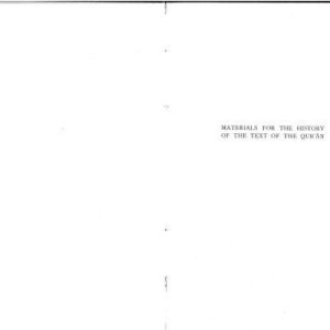 خرید و دانلود نسخه کامل کتاب Materials for the history of the text of the Qur’an