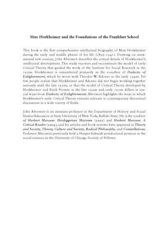 خرید و دانلود نسخه کامل کتاب Max Horkheimer and the Foundations of the Frankfurt School_68fe1ba974c76.jpeg خرید و دانلود نسخه کامل کتاب Max Horkheimer and the Foundations of the Frankfurt School