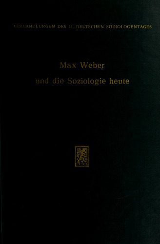 خرید و دانلود نسخه کامل کتاب Max Weber und die Soziologie heute. Verhandlungen des 15. Deutschen Soziologentages_68f9101c5adb0.jpeg خرید و دانلود نسخه کامل کتاب Max Weber und die Soziologie heute. Verhandlungen des 15. Deutschen Soziologentages