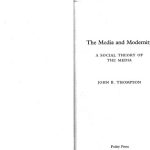 خرید و دانلود نسخه کامل کتاب Media and Modernity: A Social Theory of the Media