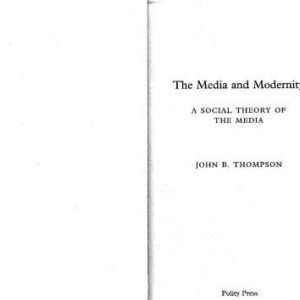 خرید و دانلود نسخه کامل کتاب Media and Modernity: A Social Theory of the Media