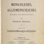 خرید و دانلود نسخه کامل کتاب Menschliches, Allzumenschliches. Ein Buch für freie Geister