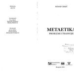 خرید و دانلود نسخه کامل کتاب Metaetika – problemi i tradicije