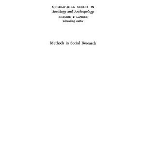 خرید و دانلود نسخه کامل کتاب Methods in social research