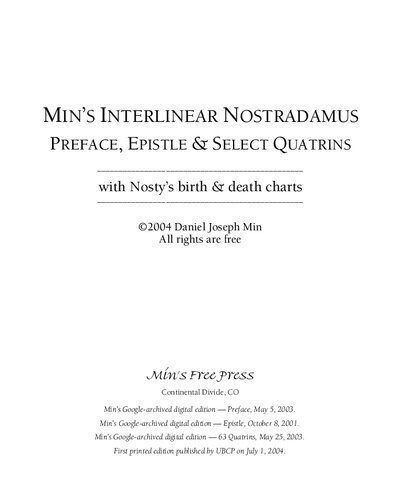 خرید و دانلود نسخه کامل کتاب Min’s Interlinear Nostradamus_68e2e6148e2fd.jpeg خرید و دانلود نسخه کامل کتاب Min’s Interlinear Nostradamus