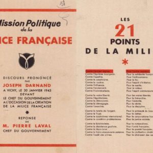 خرید و دانلود نسخه کامل کتاب Mission politique de la Milice française