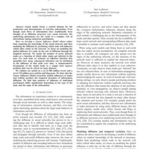 خرید و دانلود نسخه کامل کتاب Modeling Information Diffusion in Implicit Networks