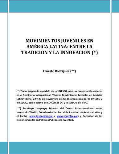 خرید و دانلود نسخه کامل کتاب Movimientos juveniles en América Latina:Entre la tradición y la innovación_68f899bd77fd2.jpeg خرید و دانلود نسخه کامل کتاب Movimientos juveniles en América Latina:Entre la tradición y la innovación