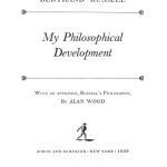 خرید و دانلود نسخه کامل کتاب My Philosophical Development