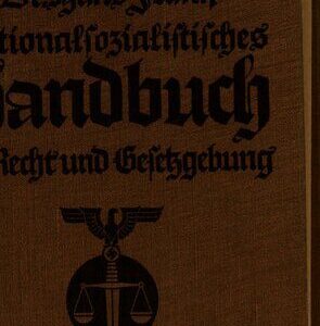 خرید و دانلود نسخه کامل کتاب Nationalsozialistisches Handbuch für Recht und Gesetzgebung