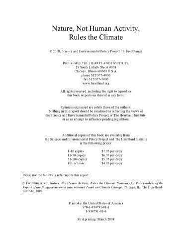 خرید و دانلود نسخه کامل کتاب Nature, Not Human Activity, Rules the Climate: The Summary for Policymakers of the Report of the Nongovernmental International Panel on Climate Change (NIPCC)_68e9682623a71.jpeg خرید و دانلود نسخه کامل کتاب Nature, Not Human Activity, Rules the Climate: The Summary for Policymakers of the Report of the Nongovernmental International Panel on Climate Change (NIPCC)