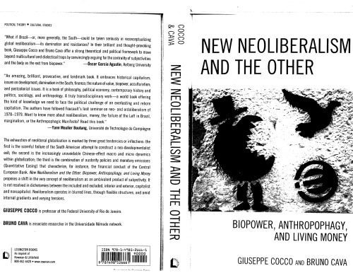 خرید و دانلود نسخه کامل کتاب New Neoliberalism and the other; biopower, Anthropophagy and Living Money_68ff37b518940.jpeg خرید و دانلود نسخه کامل کتاب New Neoliberalism and the other; biopower, Anthropophagy and Living Money