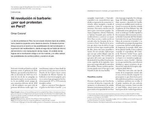 خرید و دانلود نسخه کامل کتاب Ni revolución ni barbarie: ¿por qué protestan en Perú?_68e6e795f12ae.jpeg خرید و دانلود نسخه کامل کتاب Ni revolución ni barbarie: ¿por qué protestan en Perú?