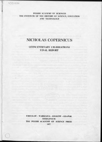 خرید و دانلود نسخه کامل کتاب Nicolas Copernicus. Quincentenary Celebrations Report_68fe417305ba6.jpeg خرید و دانلود نسخه کامل کتاب Nicolas Copernicus. Quincentenary Celebrations Report