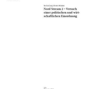 خرید و دانلود نسخه کامل کتاب Nord Stream 2 – Versuch einer politischen und wirtschaftlichen Einordnung