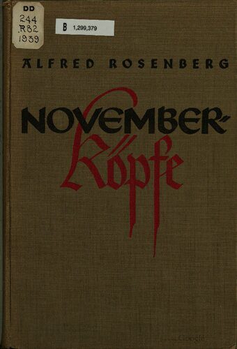 خرید و دانلود نسخه کامل کتاب Novemberköpfe_68e6de754f156.jpeg خرید و دانلود نسخه کامل کتاب Novemberköpfe