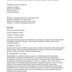 خرید و دانلود نسخه کامل کتاب Nowy manifest libertariański