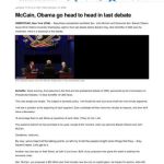 خرید و دانلود نسخه کامل کتاب Obama go head to head in last debate