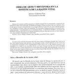 خرید و دانلود نسخه کامل کتاب Obra de arte y metáfora en la estética de la razón vital de Ortega y Gasset